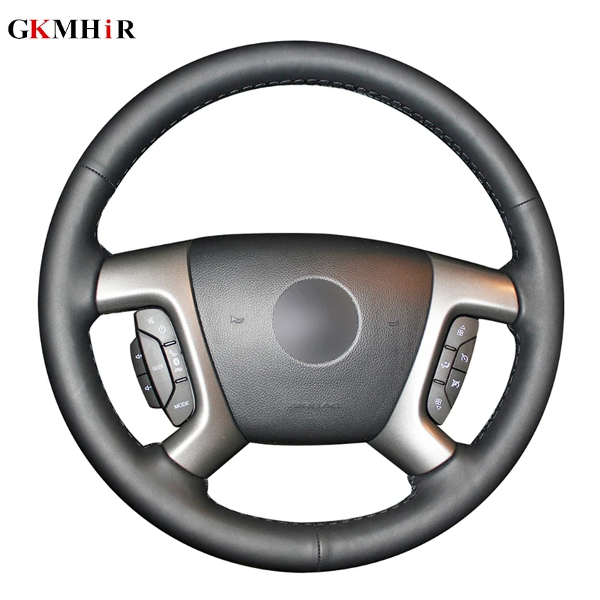Черные чехлы на руль из искусственной кожи для Chevrolet Captiva 2007 2014 Silverado GMC Sierra 2013 Daewoo