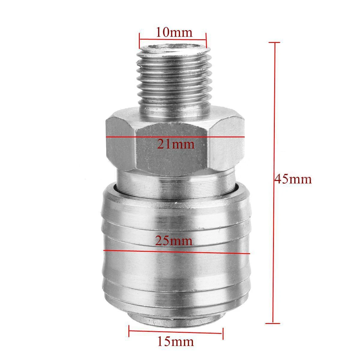 2pcs Europe Air Line Hose Quick Connectors 1/4 BSP Male Coupling Connector Female Compressor Connector Fitting