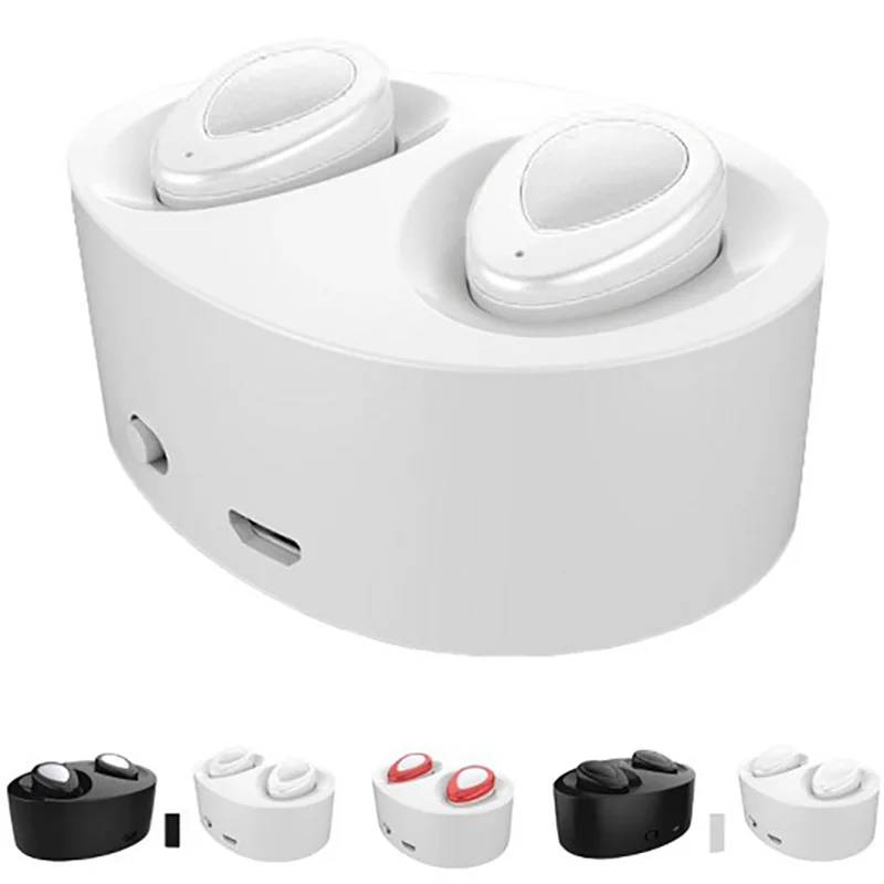 

Binaural Smart Bluetooth earphones wireless mini sport muisc stereo surround sound noise cancelling HD voice fast charging box