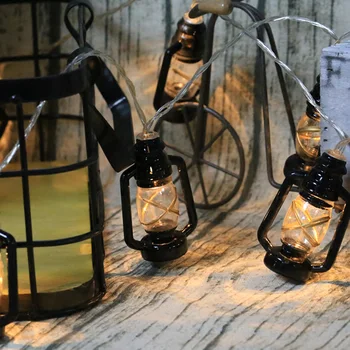 

Antique lantern light string 3M 20 leds, portable battery operated party light,Halloween/Christmas DIY party props decoration