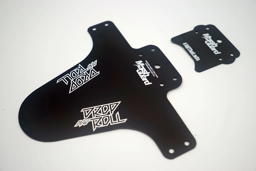 01 Mudguard Fender XC TR AM FR DH Mud Guard w// Cable Ties MARSH GUARD 50
