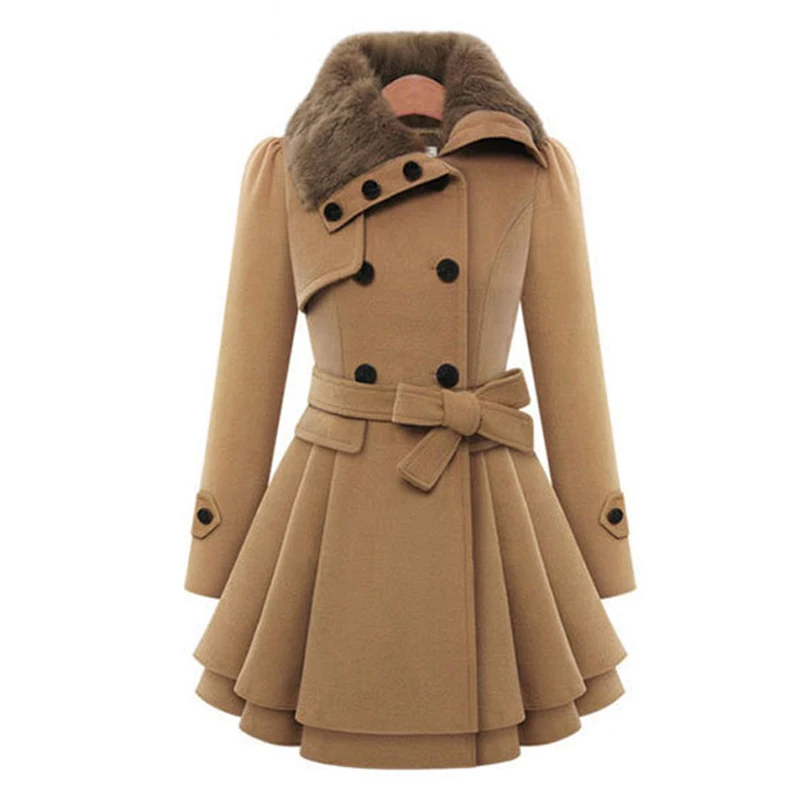 Kopen Winterjas Vrouwen Wol amp; Blends Jassen Vrouwelijke Jas Winter Vrouw Jas Warm Windjack Plus 2018 Nieuwe