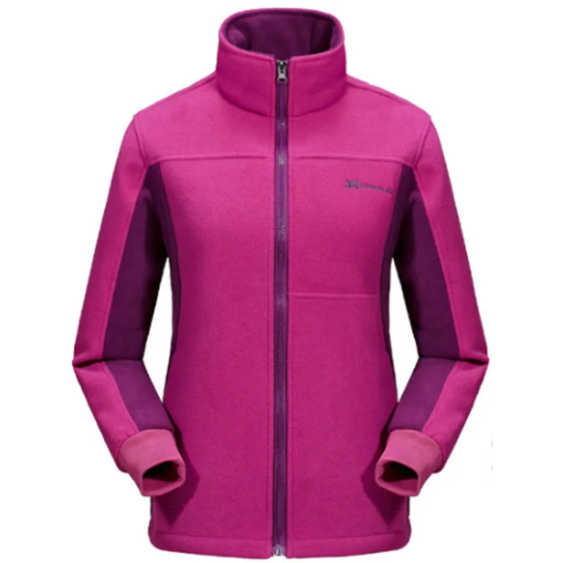 2018 Woman Warm Trekking Hiking Outdoor Fleece Jacket Ladies Thermal