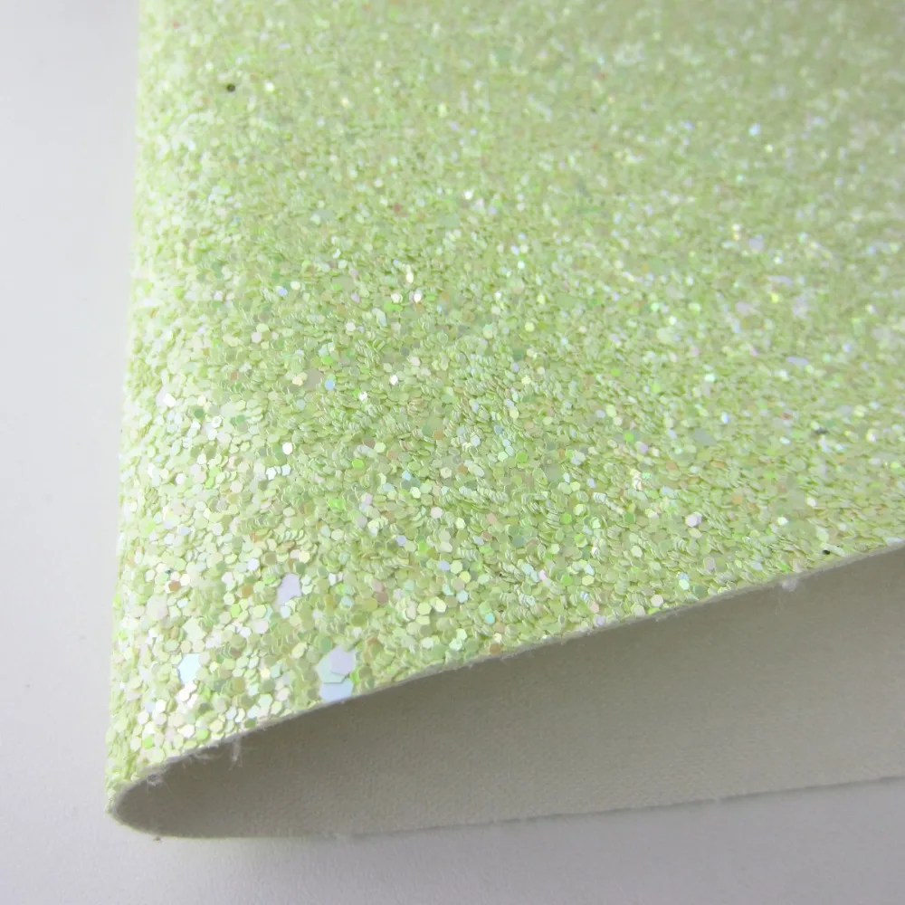 

A4 sheet 8"x11.8" Chunky Glitter Fabric Leather Faux PU Leather Fabric For craft Sewing bows DIY 1pieces F0100