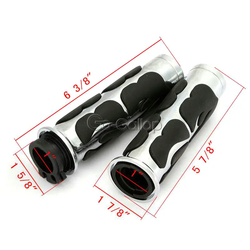 Ручки с пламенем 1 дюйм для Kawasaki Vulcan VN 900 1500 1600 1700 Classic/Harley Dyna Sportster Touring XL 1200 Cruiser|grips