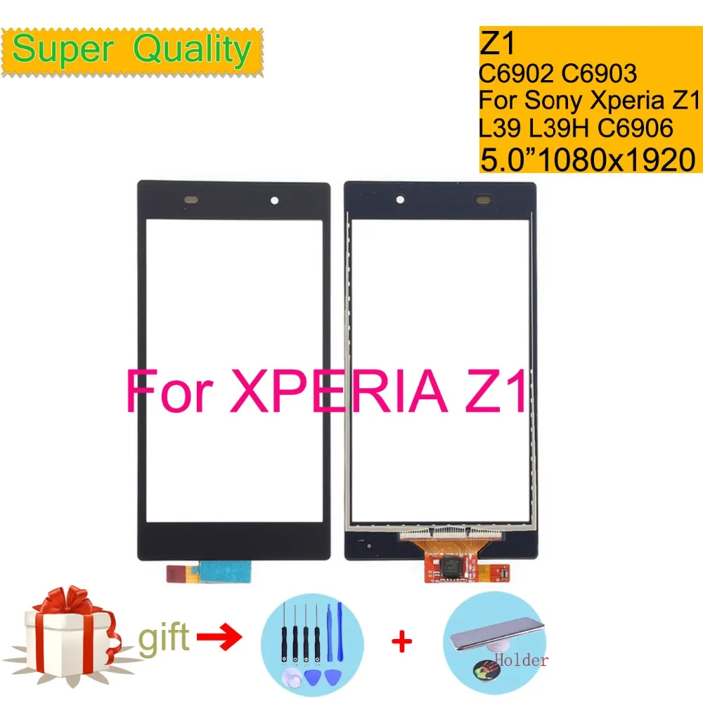 

Touchscreen 5.0" For Sony Xperia Z1 L39H C6902 C6903 C6906 C6943 Touch Screen Digitizer Front Glass Touch Panel Sensor Lens