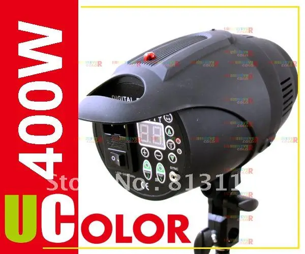 US $990.00 1200W Strobe Studio Flash 400W X 3 Fan Coole Light Kit Lighting Photography Hard Carry Case