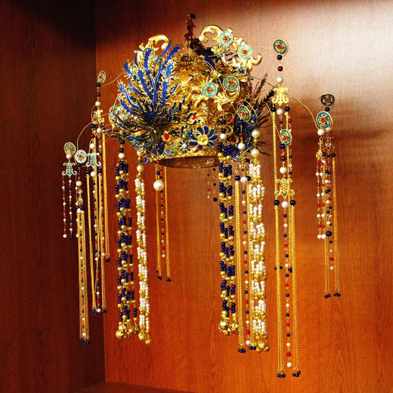 HIMSTORY преувеличенный великолепный головной убор ручной работы диадема Феникса