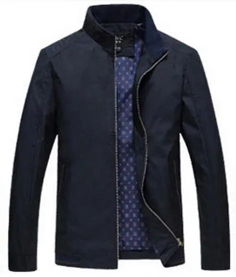 Middle aged font b Men s b font Jacket Thin 2017 New Father Autumn Coat 40