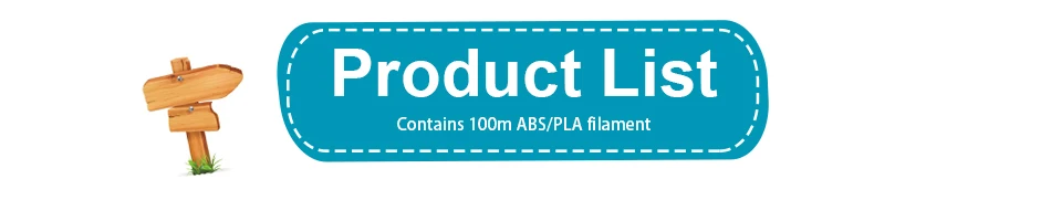 Caneta para Impressão Presente para Crianças Myriwell Caneta Tela Diy 100m Filamento Abs Brinquedo Criativo Desenho 3d Led 5 para impressão 3d, 100m, filamento abs, brinquedo