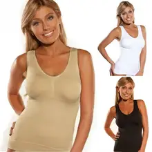 Hot Body Shaper Slim Up Lift Plus Size Bra Cami Tank Top Women Body Shaper Removable