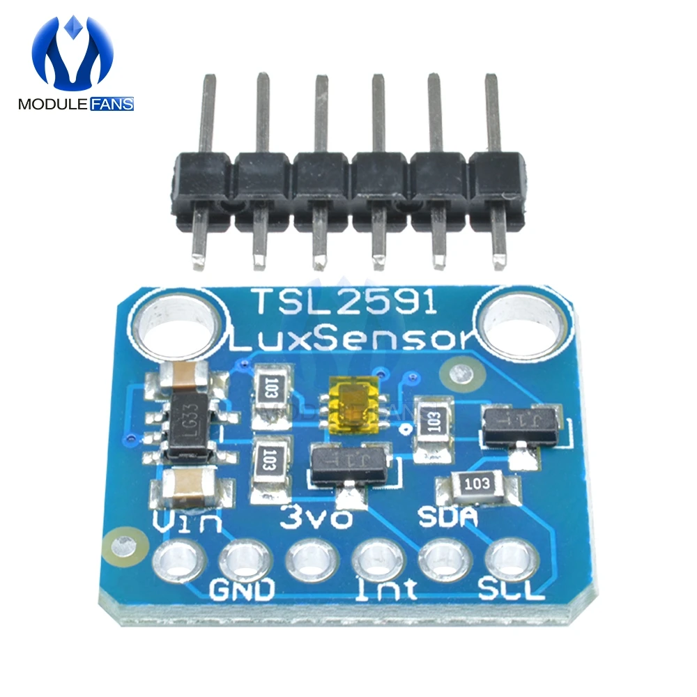 TSL2591 IIC I2C датчик света Breakout модуль высокой динамический диапазон цифровой платы