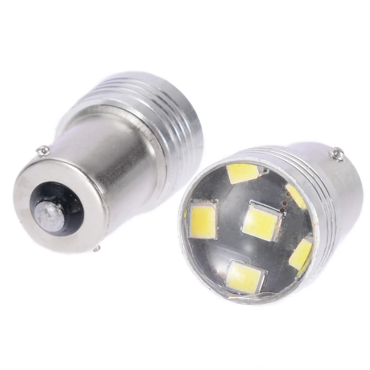 Mayitr 2x 1156 BA15S 6SMD 2835 LED Car Turn Signal Backup Light Lamp Bulb White 500LM Led Rear Reverse Bulbs