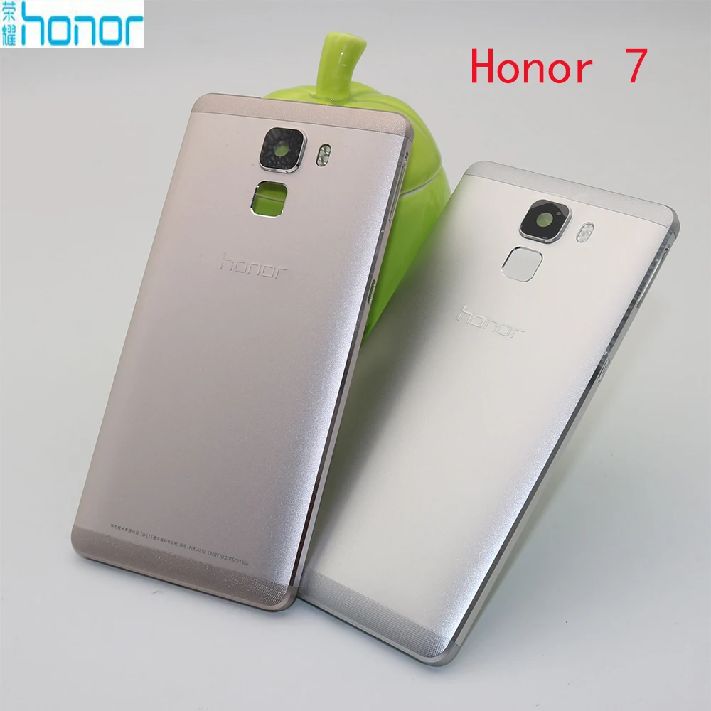 

Original Back Cover For Huawei Honor 7 Battery Cover Back Rear Housing case with Camera Lens Volume Power Button Replacement