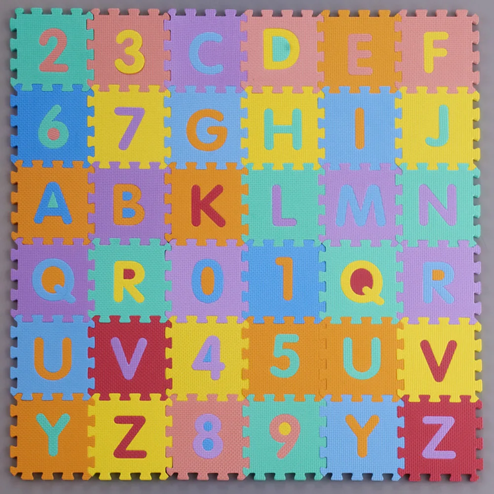 Interlocking EVA Foam Alphabet Letters Numbers Floor Soft Baby Mat Puzzle Kids Free shippingmat