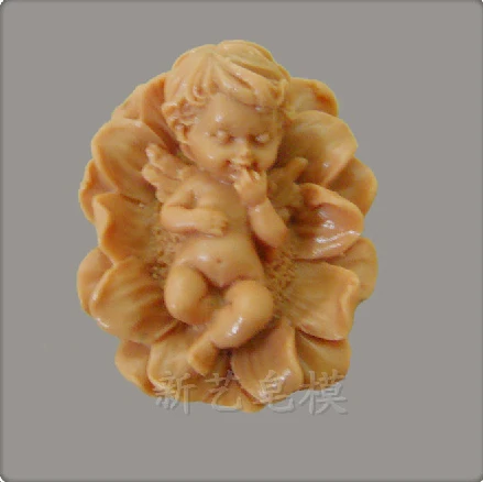 

Free shipping !! 3D baby silicone soap mold , silicone mold , baby shaped cake mold , handmade silicone molds