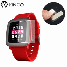 KINCO PET 26x30 мм против царапин часы передний экран протектор Защитная пленка защитная для Pebble Time Смарт часы