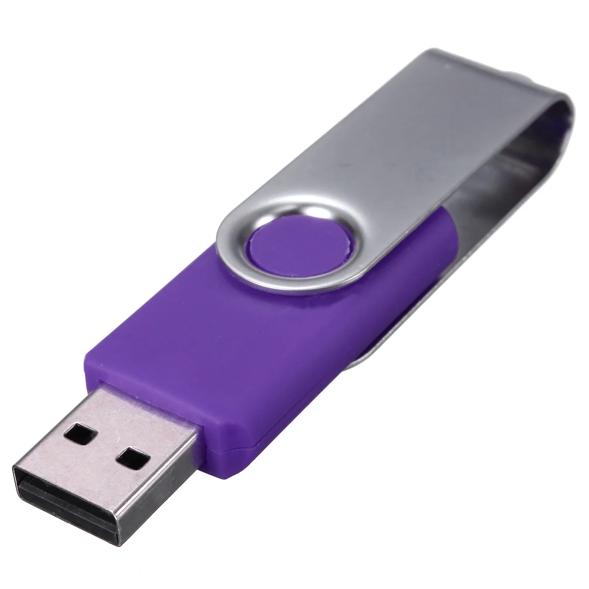 USB флеш-накопитель 64 Мб USB 2,0, флешка для смартфона, планшета, ПК, поворотная USB флеш-карта памяти, Подарочная флешка - Цвет: Фиолетовый