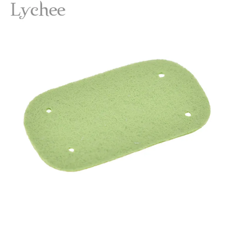Lychee Life 20 шт. бирки из искусственной кожи ручной работы прямоугольная этикетка с