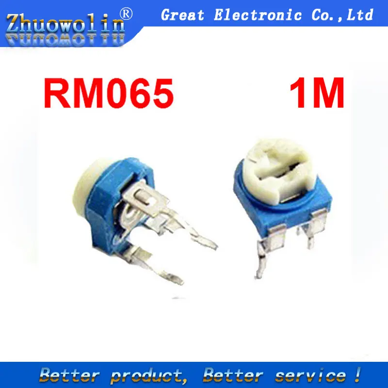 20PCS/Lot RM065 1m 105-in Potentiometers from Electronic Components ...