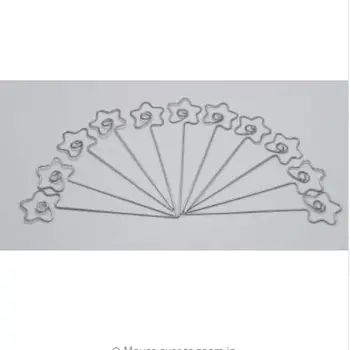 

50pcs DIY star shape craft new wire clip card note photo memo holder clips wholesale metal clamp clay cake Accessories S19058