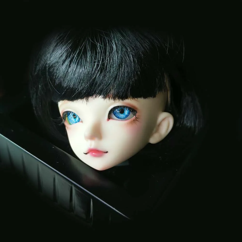 Милый комический Небесно Голубой Снежный bjd eyes 1/4 1/3 1/6 1/8 для BJD/SD MSD 12 мм 14 20 круглый