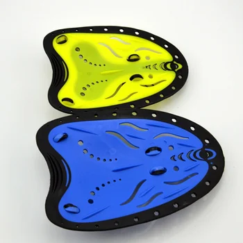 

Professional Swimming Paddles Cute Training Adjustable Silicone Hand Webbed Gloves Paddel Fins Flippers For Learners 1 Pair