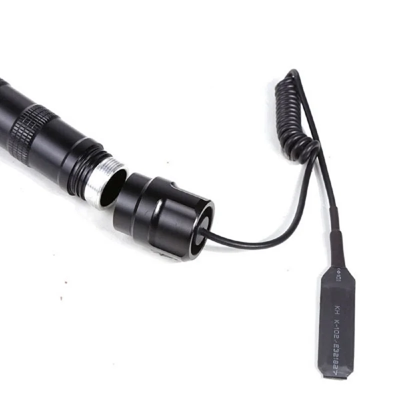 Anjoet тактический фонарь 6000лм XML 3T6 светодиодный водонепроницаемый светильник-вспышка 18650 перезаряжаемая батарея Тактический рамка Задний переключатель