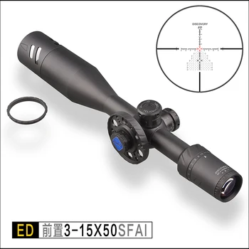 

Discovery FFP tactical Optics ED 3-15x50 SFIR extremely low chromatic dispersion First Focal Plane Hunting Riflescope