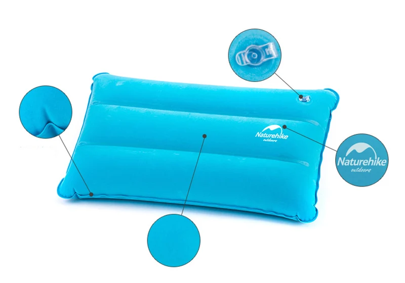 Naturehike 3 шт надувная подушка Сверхлегкая подушка для путешествий набитая Подушка NH18F018-Z