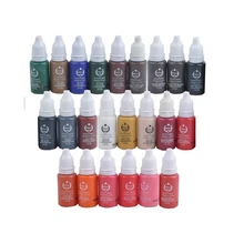 23 шт. перманентный Макияж татуировки пигментные чернила 15 мл/бутылка для бровей макияж чернил 23 цветов для выбора