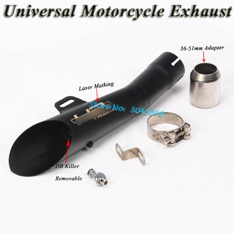 Motocicleta Universal Akrapovic HP tubo de Escape moto GP silenciador DB asesino para KTM 390 R3 R6 MT03 Ninja 250 slip-Moto