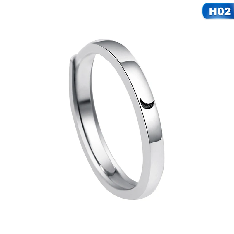 Кольца для влюбленных из цинкового сплава, серебряные кольца для влюбленных, обручальные кольца для женщин и мужчин, вечерние украшения, подарок