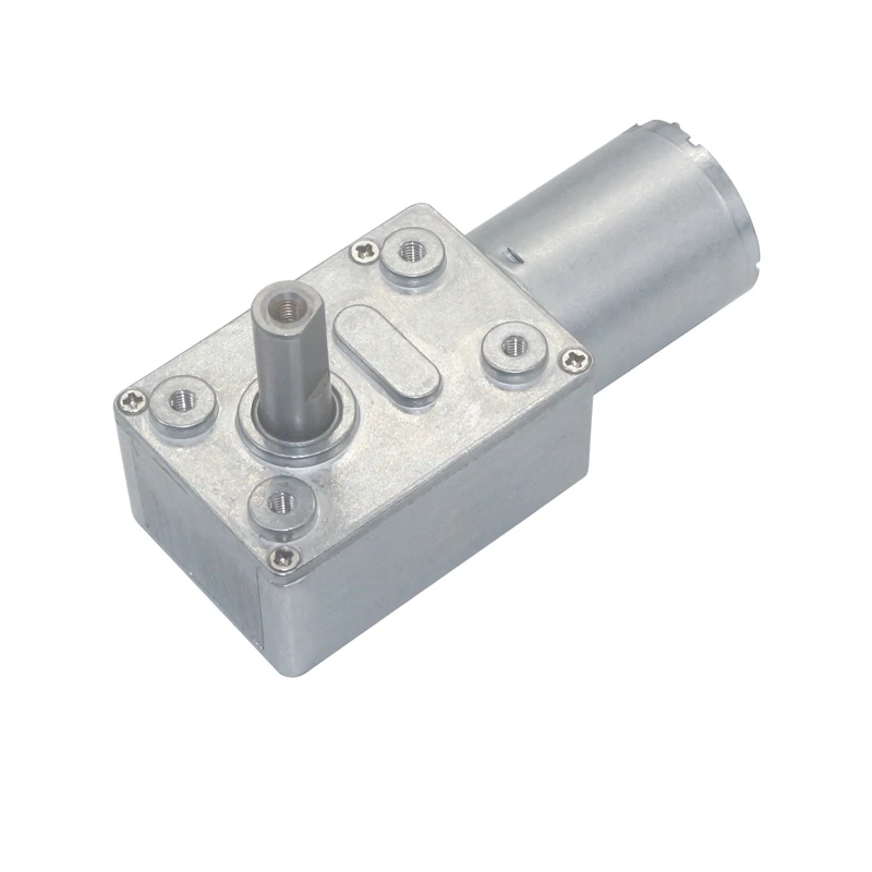 

8MM Shaft 6V 12V 24V 4RPM to 670RPM DC Worm Drive Reduction Gear Motor Low Speed for DIY Gearmotors JGY370 Worm Gearmotor 12V