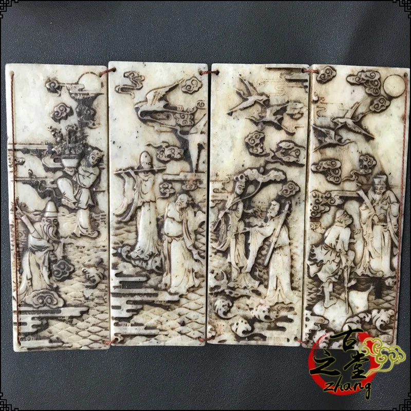 

China jade Four brand Handmade jade carvings of old jade