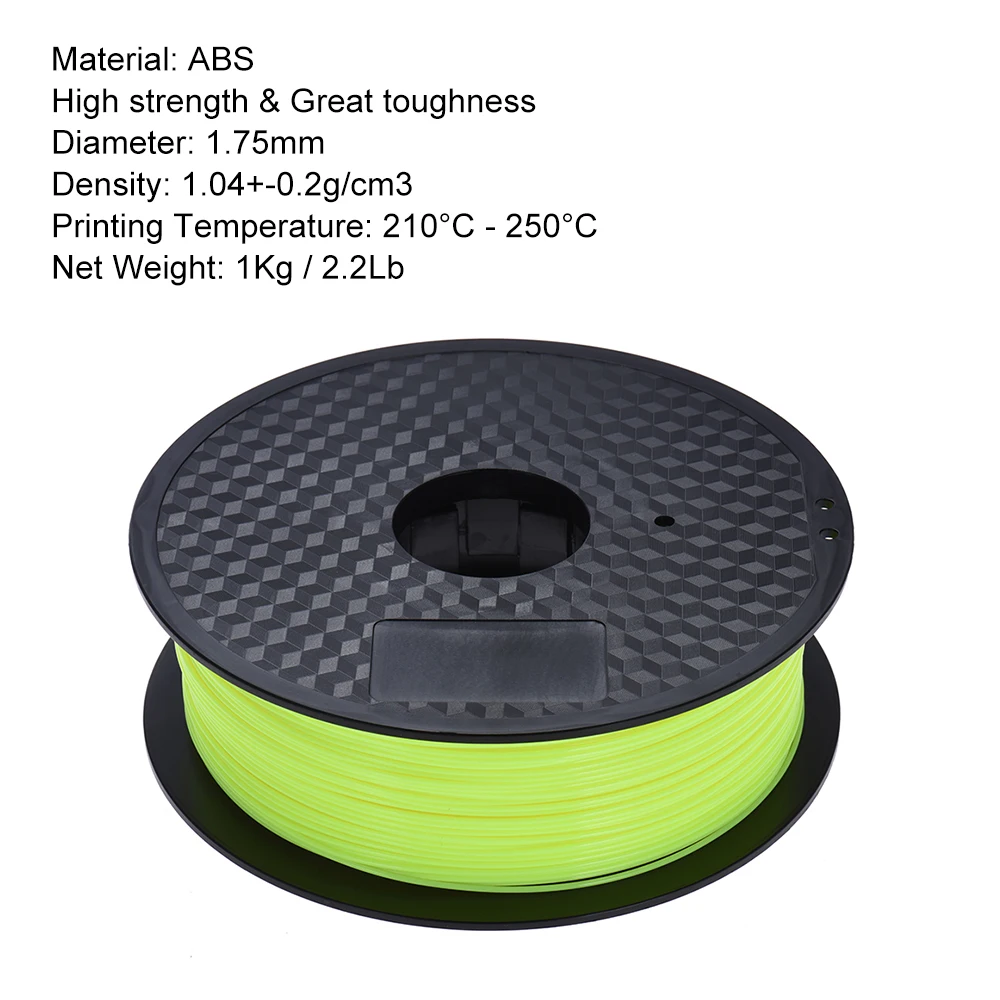Anet ABS 3d принтер нить 3D пластиковая нить 3D нить для принтера Ручка 1 кг/рулон 1,75 мм для производителя Bot Anet 10 цветов