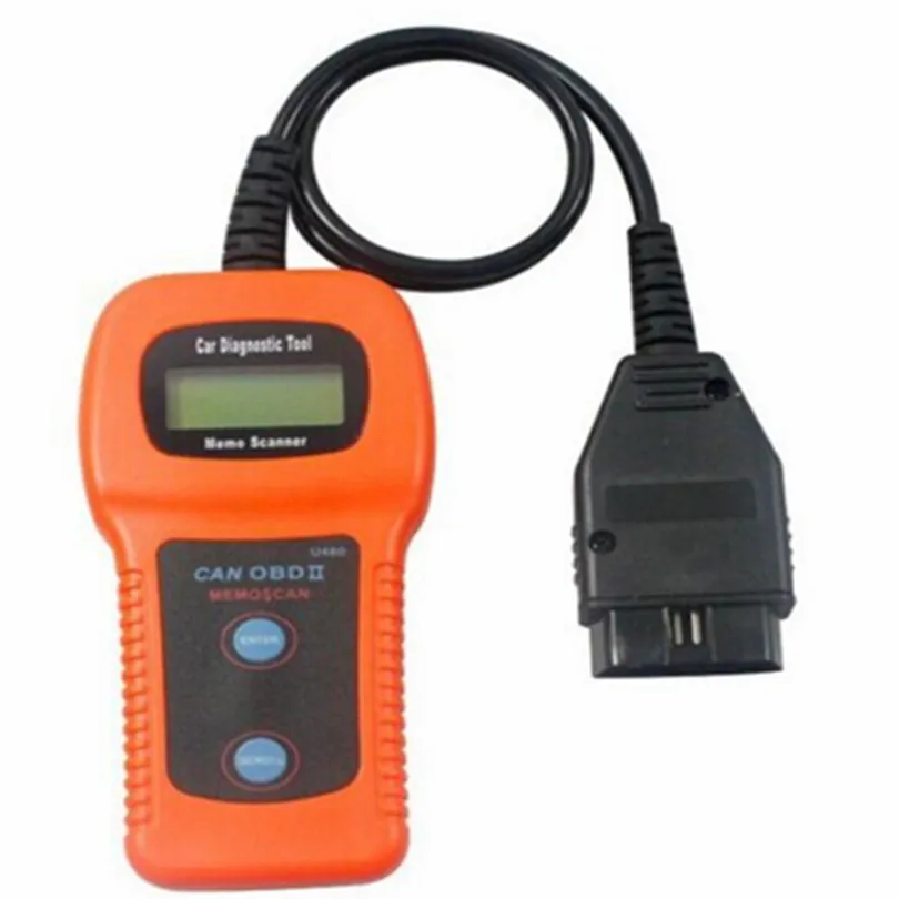 U480 OBD2 подключению CAN-шины/двигатель считыватель кода Memoscan U480 OBD2 OBDII автомобиля или Грузовик Авто для диагностики двигателя сканер