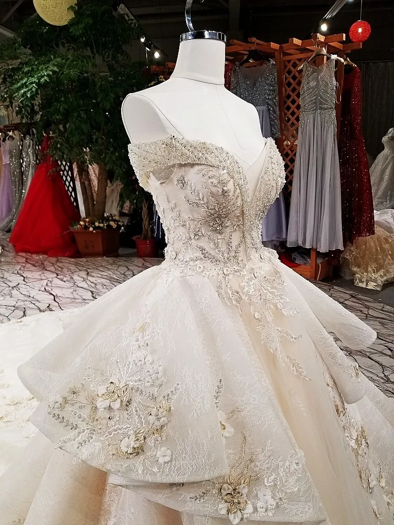 Высококачественное серое свадебное платье с кружевной цветочной вышивкой, роскошное свадебное платье без бретелей с длинным хвостом и оборками, настоящая фотография, изготовленная на заказ