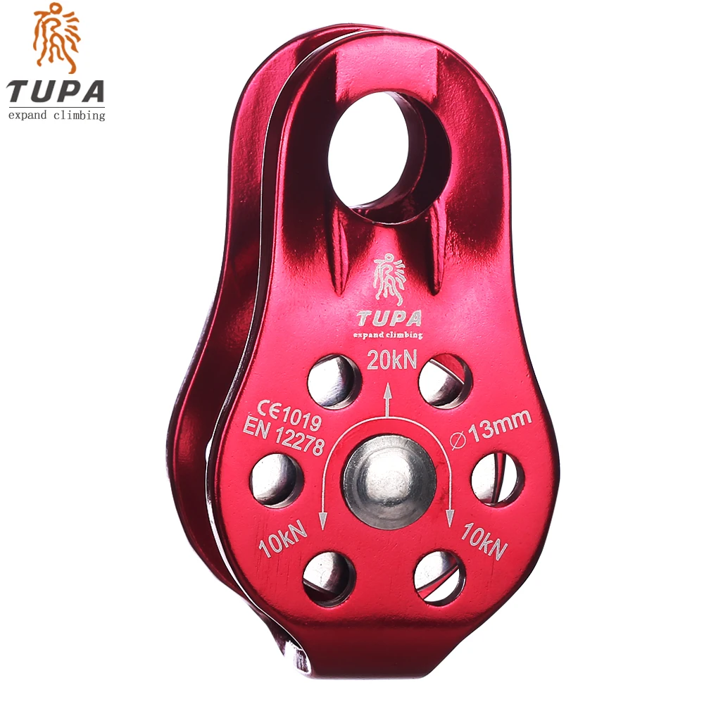 20KN /4500lbs Small Climbing Pulley Outdoor General Purpose Single