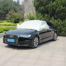 

Customizable! Universal Aluminum Waterproof Seamless Sunshade Car Cover Half Covers Protection for Saloon, Hatchback, SUV