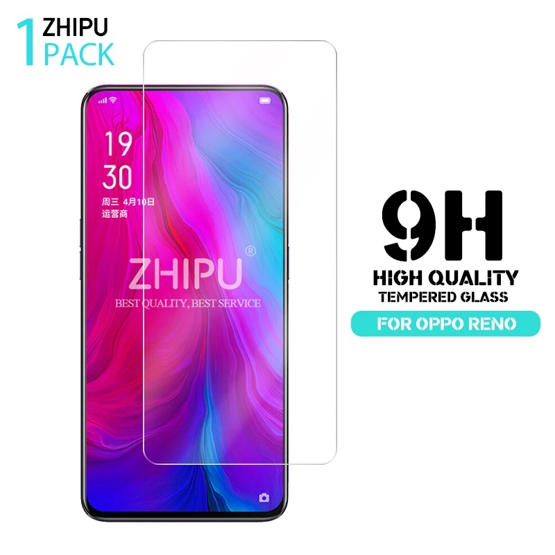 Закаленное стекло для Oppo Reno защитное 2.5D 9H Премиум 6 4 защитная пленка|Защитные