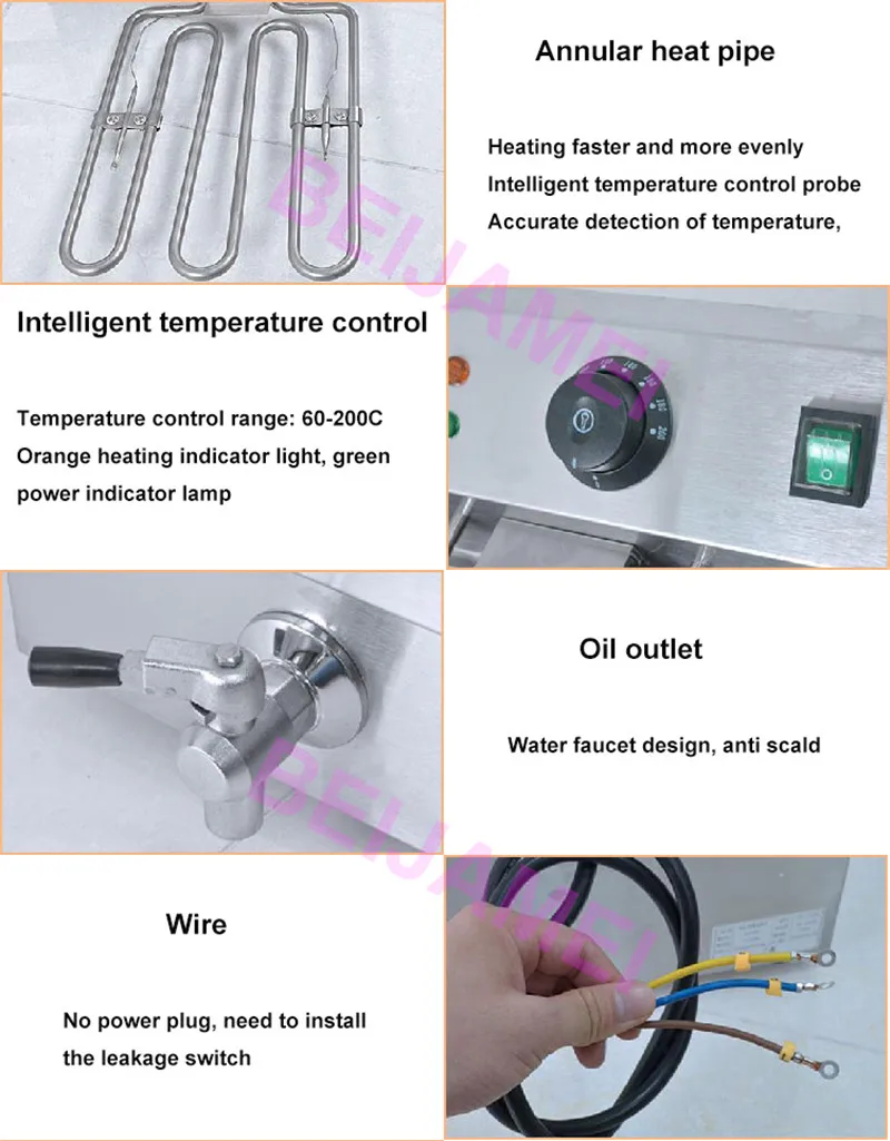 oil fryer details