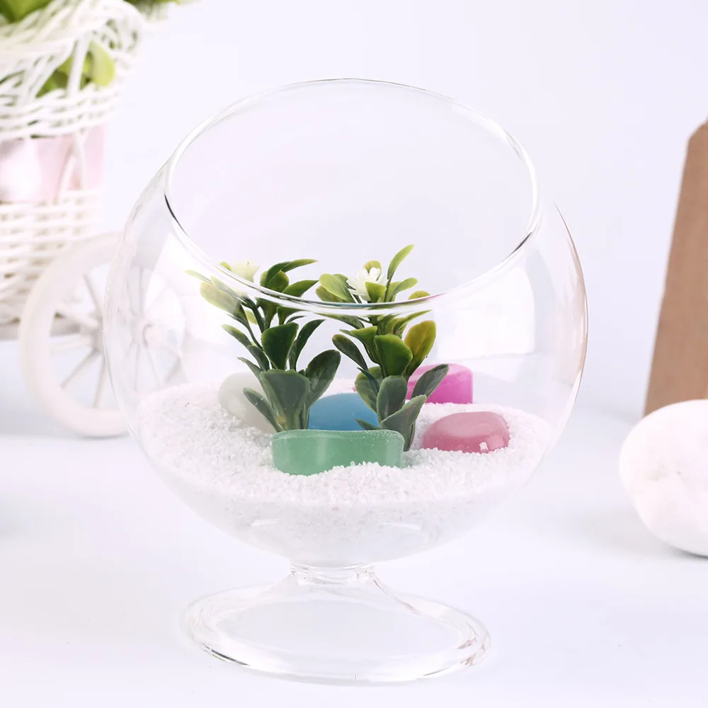 

New Home Deco Hydroponic Aquarium Fish Glass Vase Tank Plant Container Terrarium Popular New