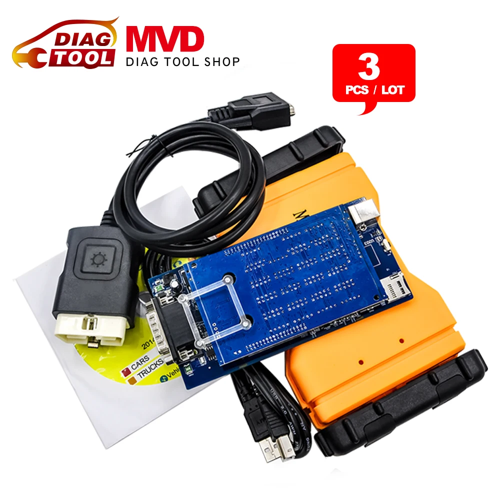 3pcs/lot DHL free MVD 2014.R3/2014.2 without Bluetooth scanner Same As TCS Pro 3IN1 PRO for car and truck | Автомобили и