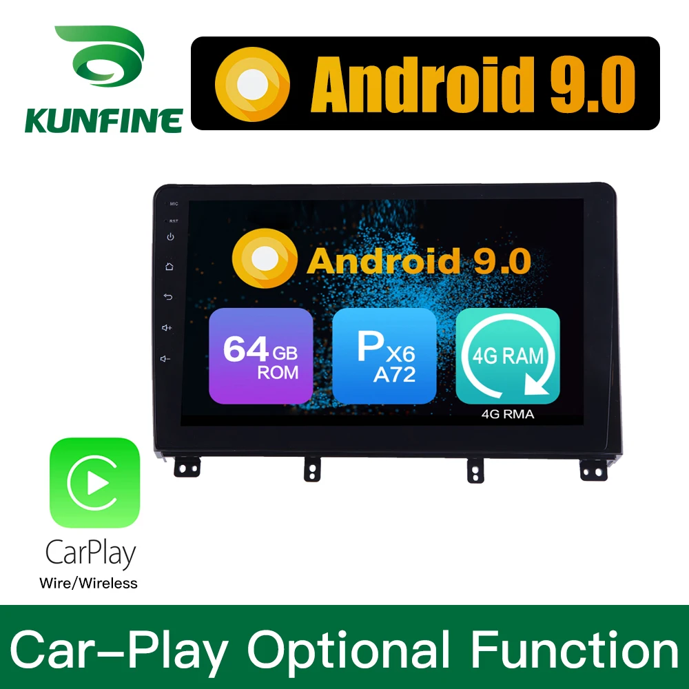 Android 9,0 Ram 4G Rom 64G PX6 Cortex A72 автомобильный DVD gps мультимедийный плеер стерео для peugeot 3008 AT 2013