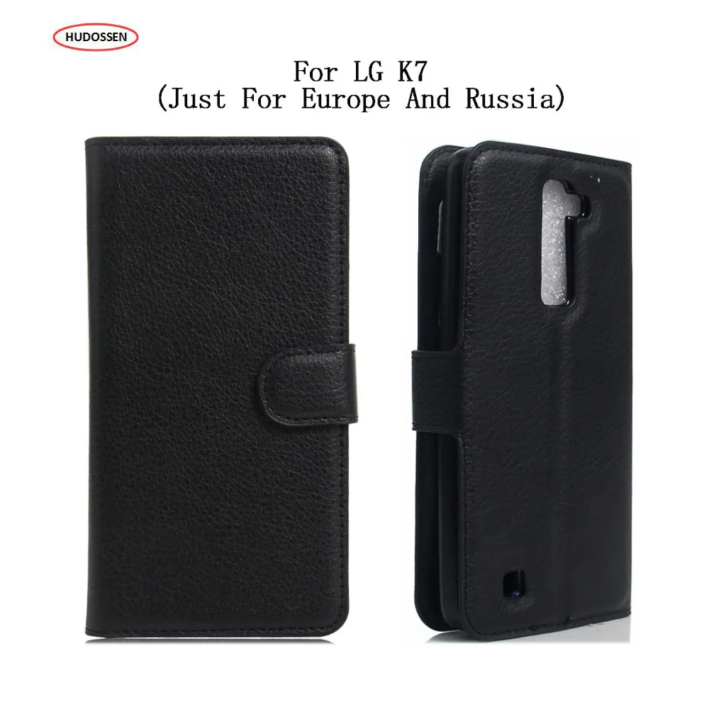 

HUDOSSEN For LG K7 LTE 4G X210ds X210 Protective Flip Cover Case For LG K7 Cell Phone Leather Cover 5.0" Russia / Europe Version