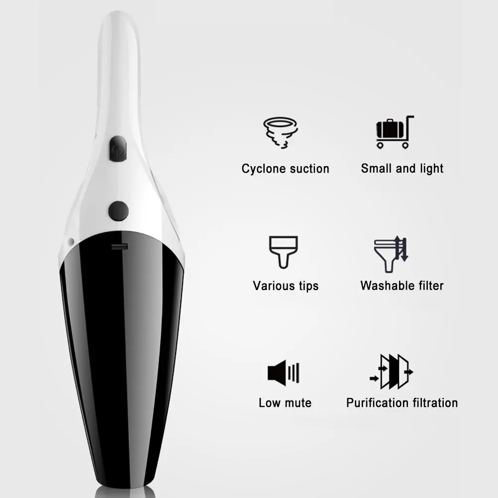 Портативный Ручной пылесос для автомобиля высокой мощности 120 Вт/12 в автомобильный пылесос влажный и сухой автомобильный пылесос