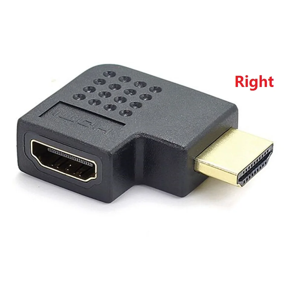 HDMI кабель адаптер конвертер 90 270 градусов правый угол мужчин и женщин удлинитель для 1080P HDTV PC PS3 разделитель монитора проектора - Цвет: Right Angle