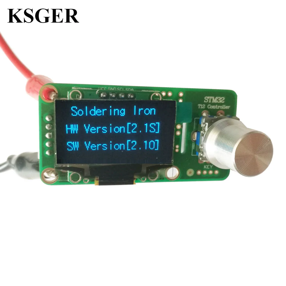 KSGER T12 паяльник STM32 V2.1S OLED DIY наборы паяльник наконечники сварочные инструменты контроллеры FX9501 алюминиевая ручка