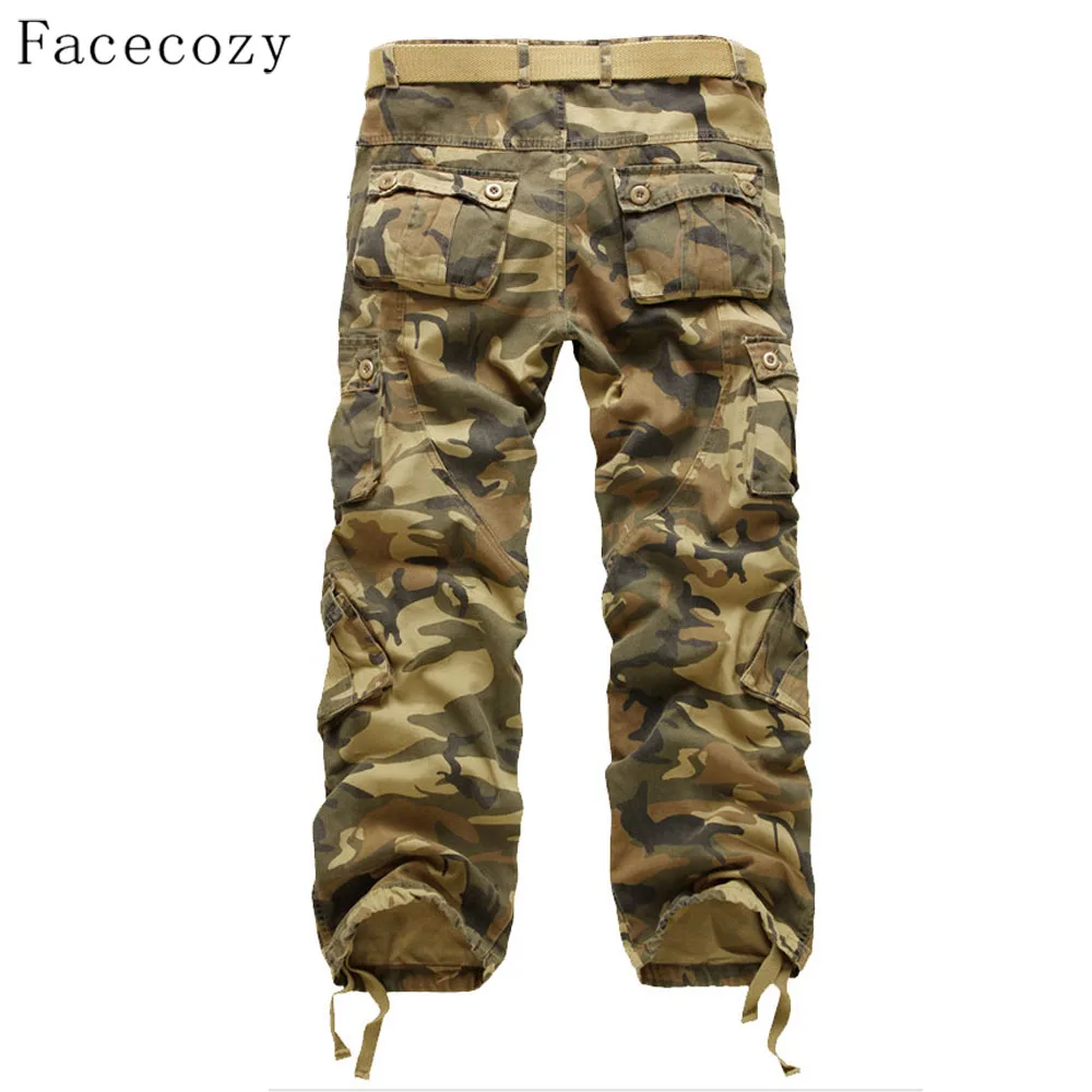 Facecozy de los hombres de invierno militar táctico deportes pantalones para hombre al aire libre Multi-bolsillos a prueba de viento Camping Trekking de carga Pantalones Facecozy de los hombres de invierno militar táctico deportes pantalones para hombre al aire libre Multi-bolsillos a prueba de viento Camping Trekking de carga Pantalones